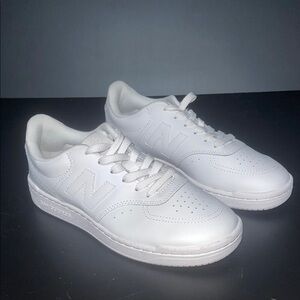 New Balance Classic White Leather Sneakers unisex